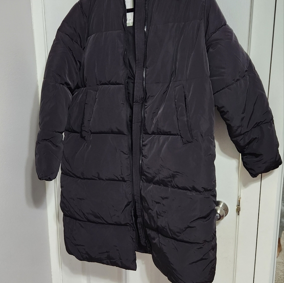 H and M womens long puffer jacket - Picture 4 of 5